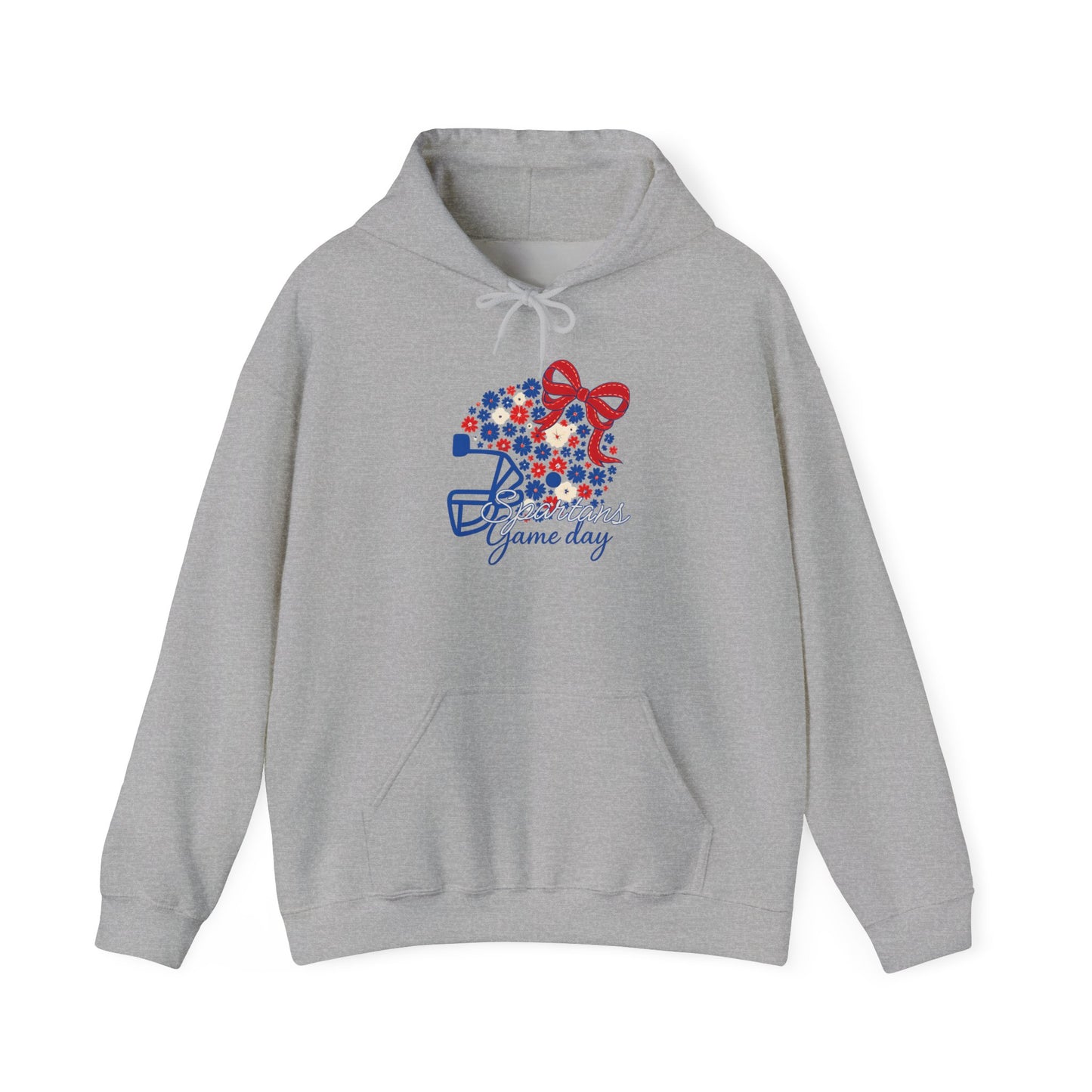 Bixby Spartans Floral Helmet Gameday Hoodie