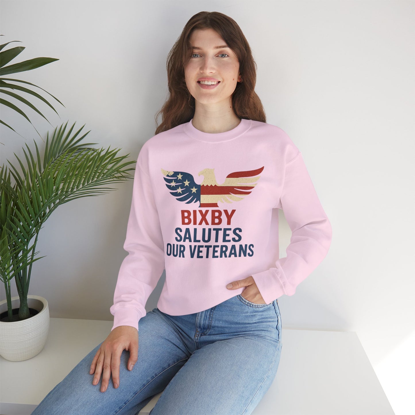 Bixby Salutes Our Veterans Gildan Sweatshirt