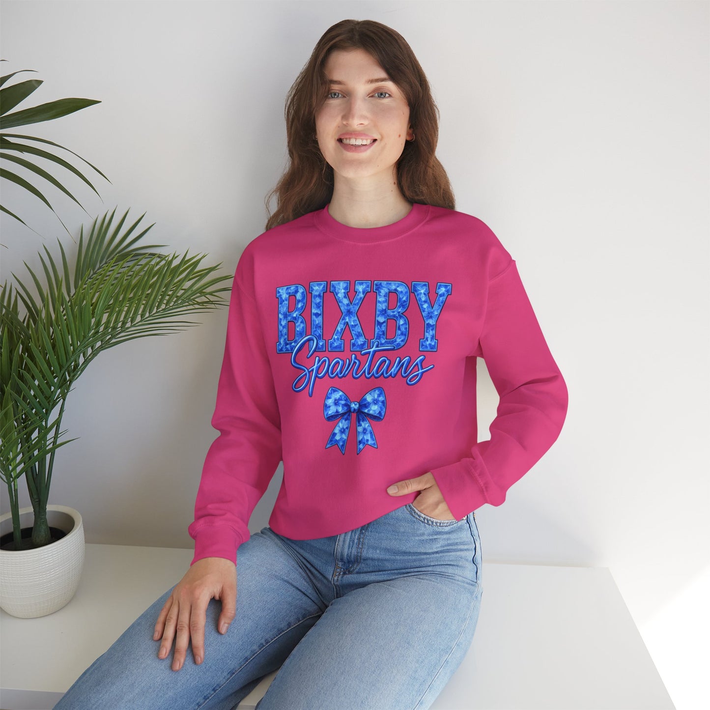 Bixby Spartans Chilled Vibes Gildan Sweatshirt