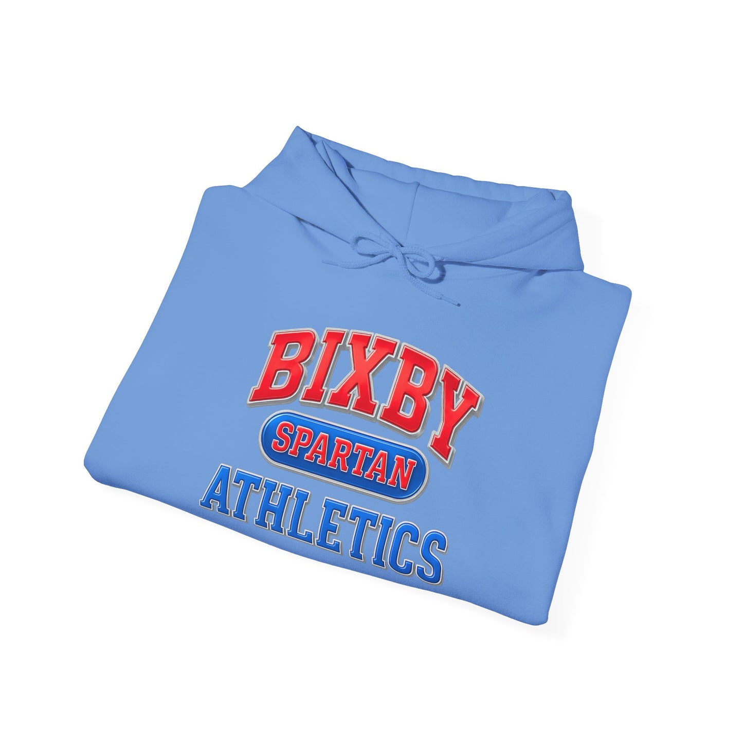Bixby Spartan Athletics Metallic Gildan Hoodie