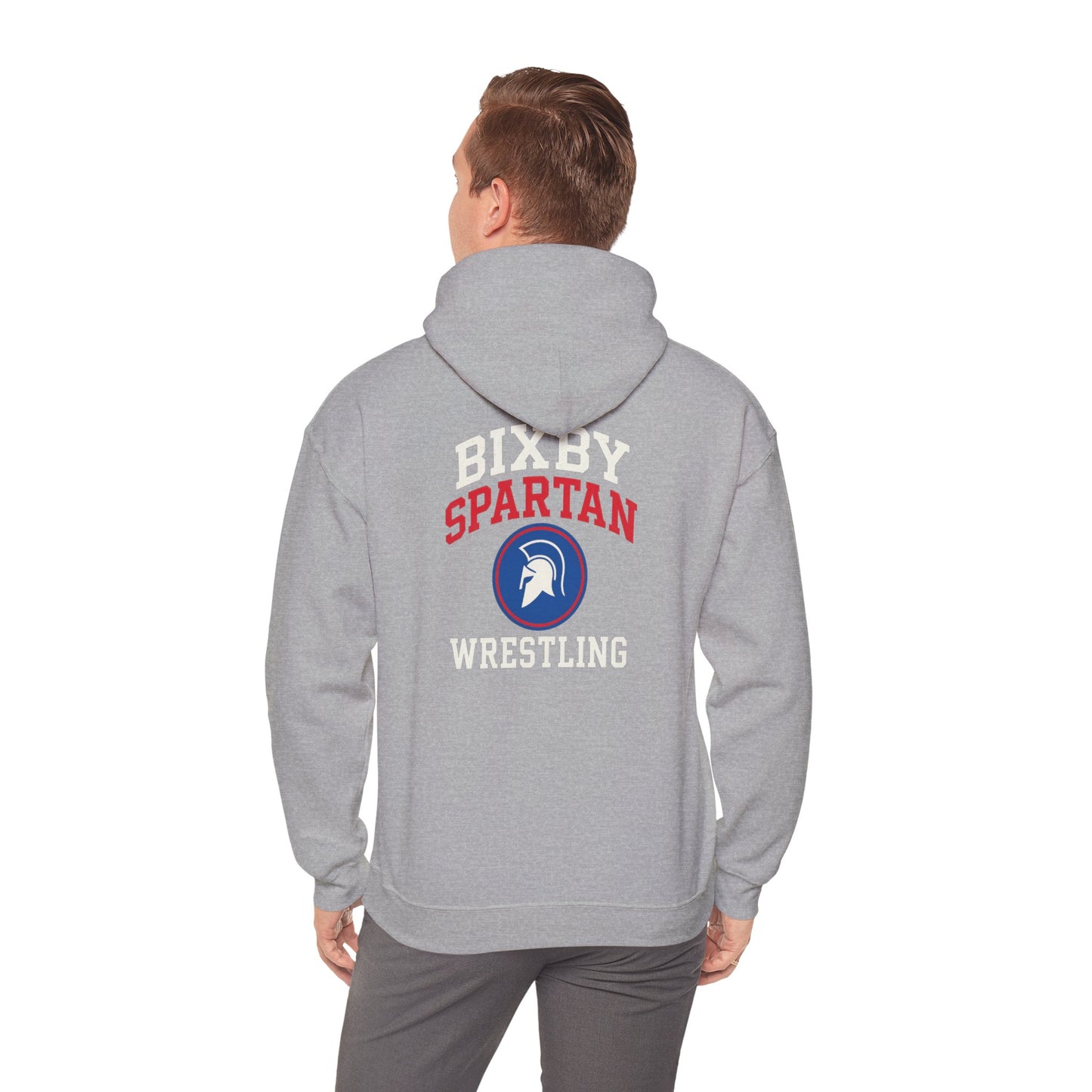 Bixby Spartan Wrestling Gildan Hoodie