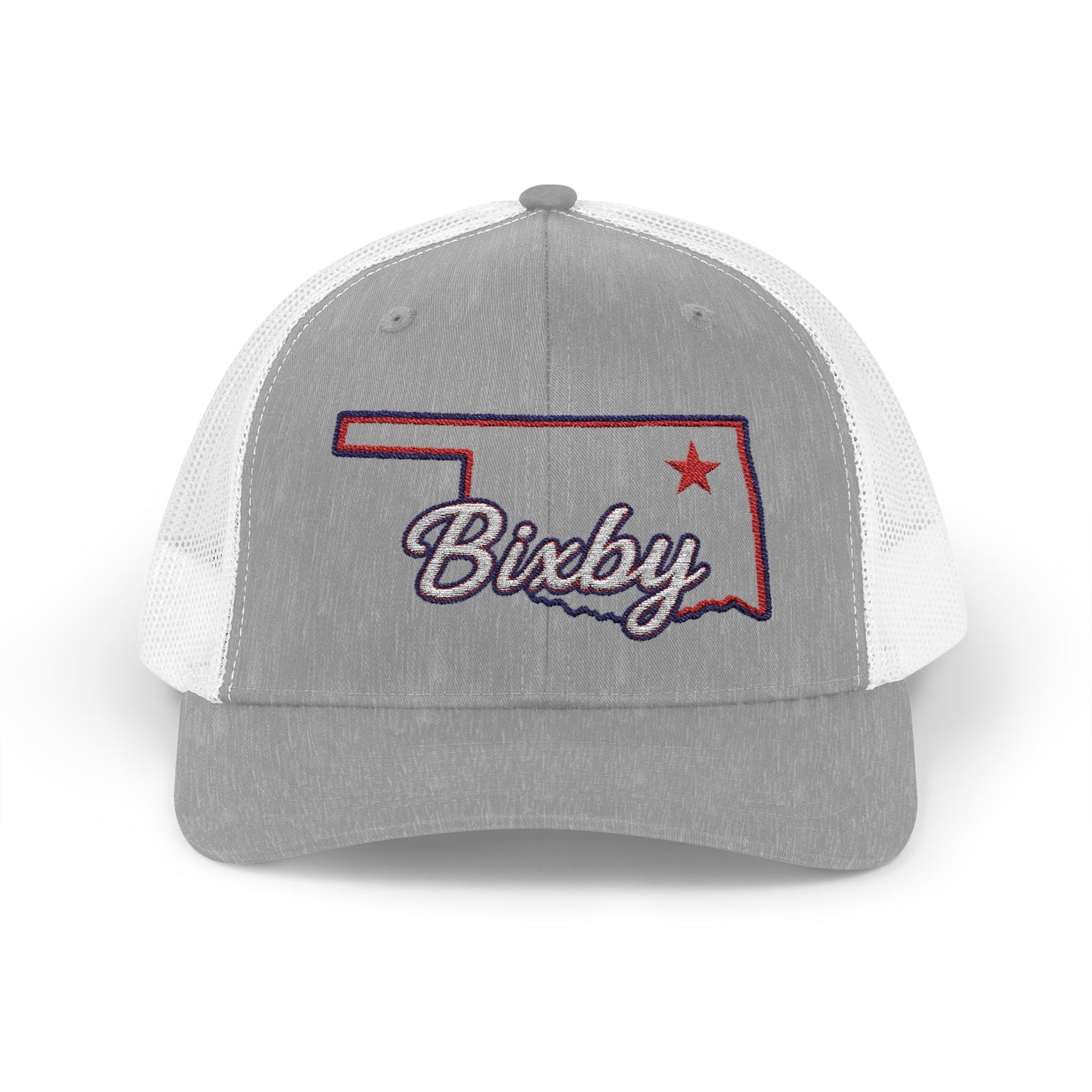 Bixby OK Embroidered Trucker Snapback Hat