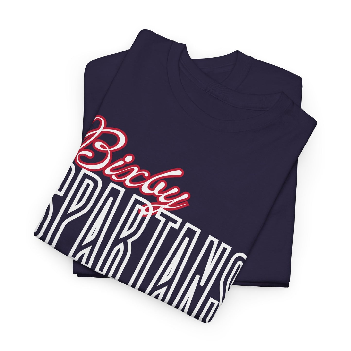 Bixby Spartans Cursive Gildan Tee