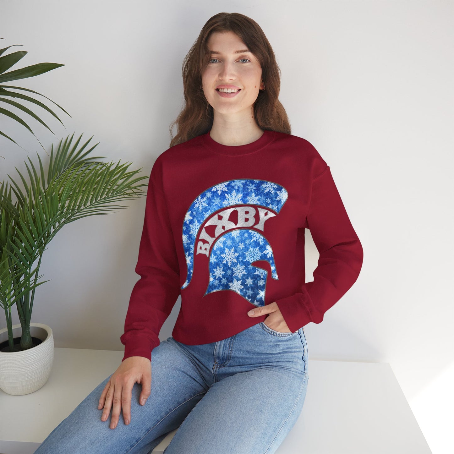 Bixby Spartan Winterfrost Gildan Sweatshirt