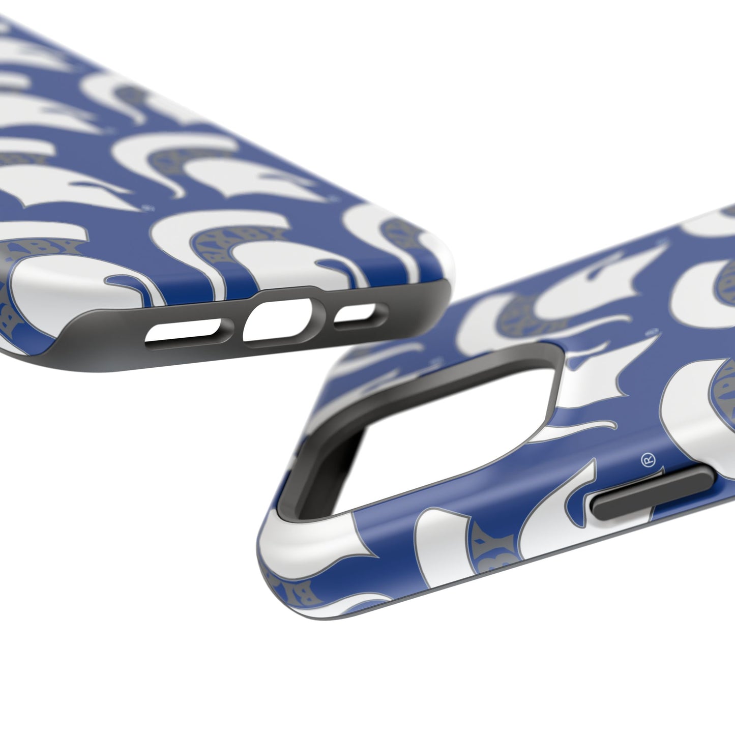 Bixby Spartan White Logo Impact Resistant iPhone Case