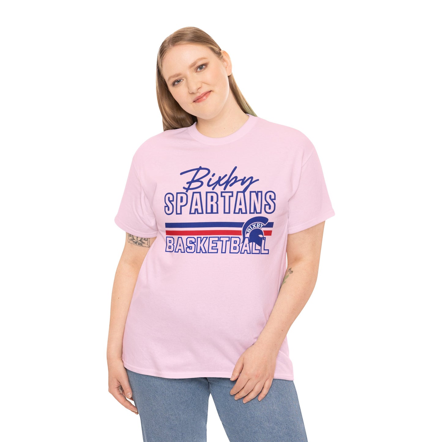 Bixby Spartans Basketball Gildan Tee