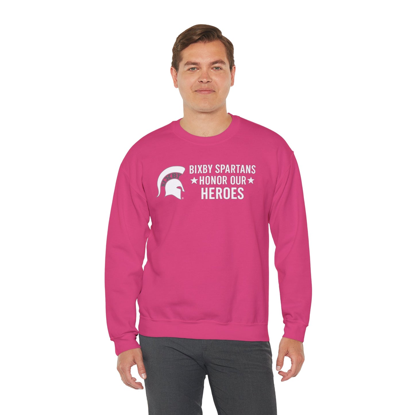 Spartans Honor Our Heroes Military Appreciation Gildan Sweatshirt
