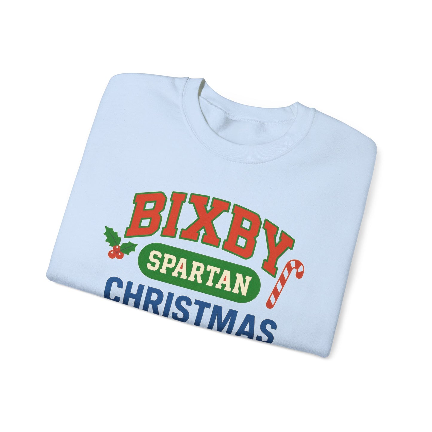 Bixby Spartans Christmas Decor Gildan Sweatshirt