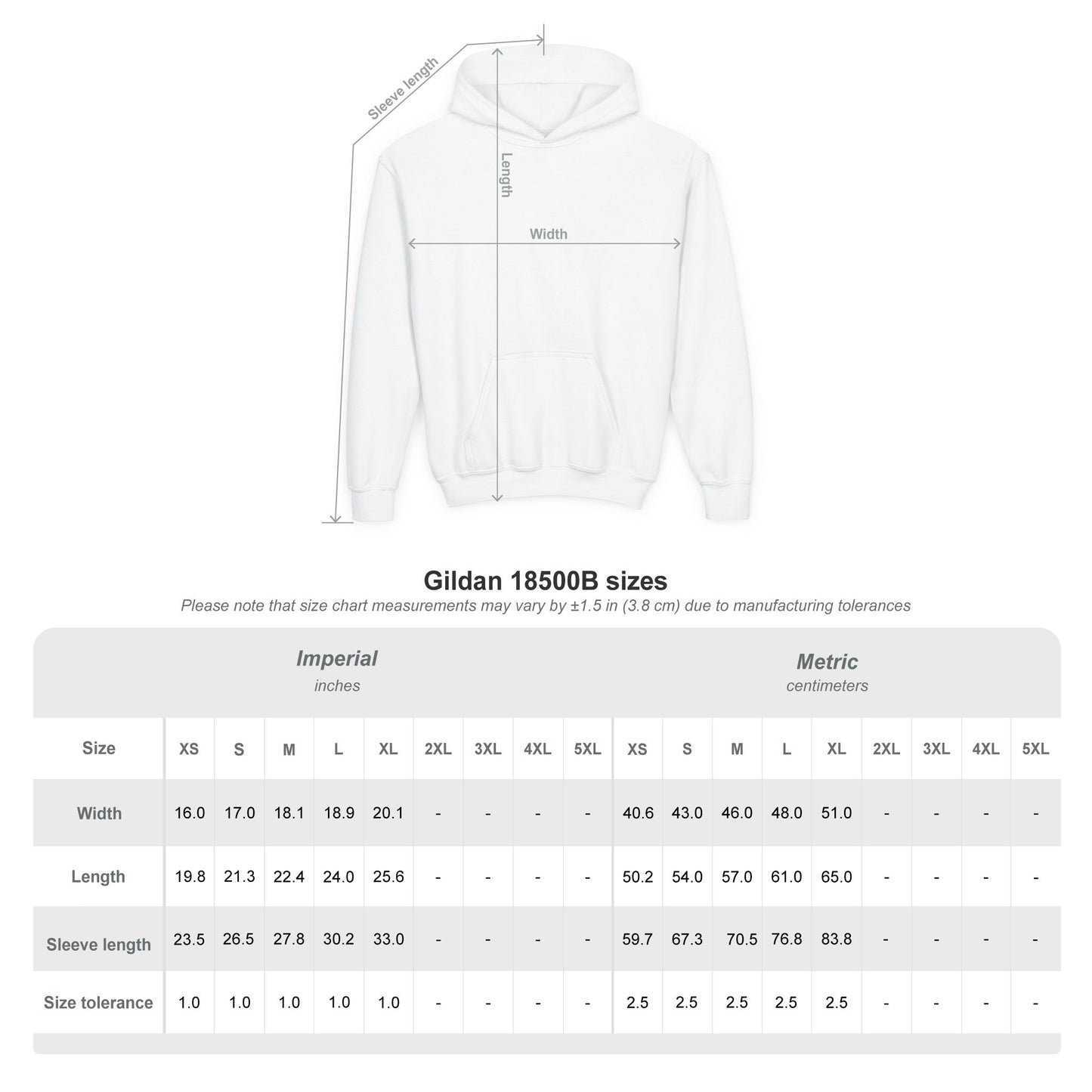 Spartan Blue Logo Youth Gildan Hoodie