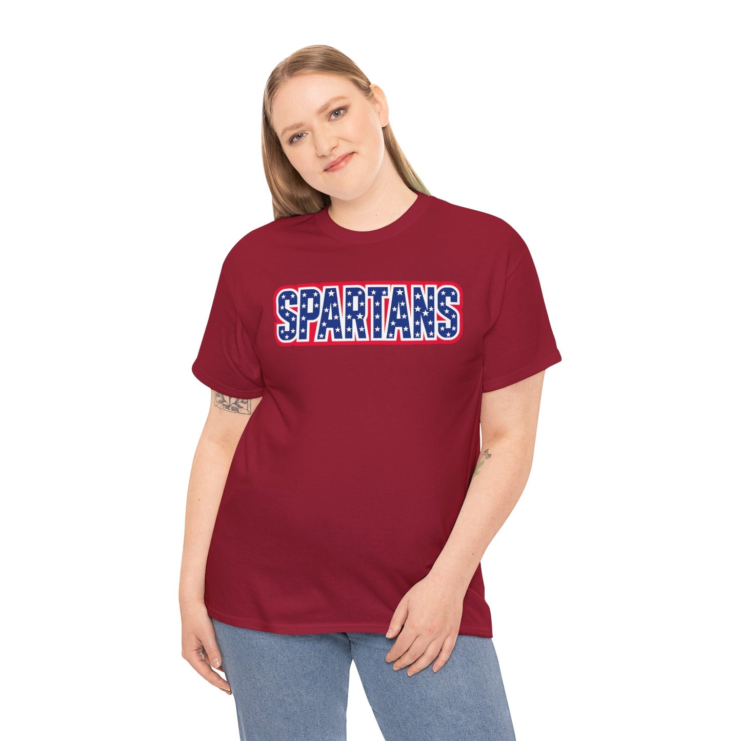 Spartans Patriotic Gildan Tee