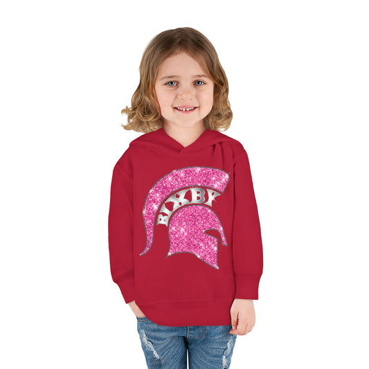 Bixby Spartans Pink Bling Toddler Rabbit Skins Hoodie
