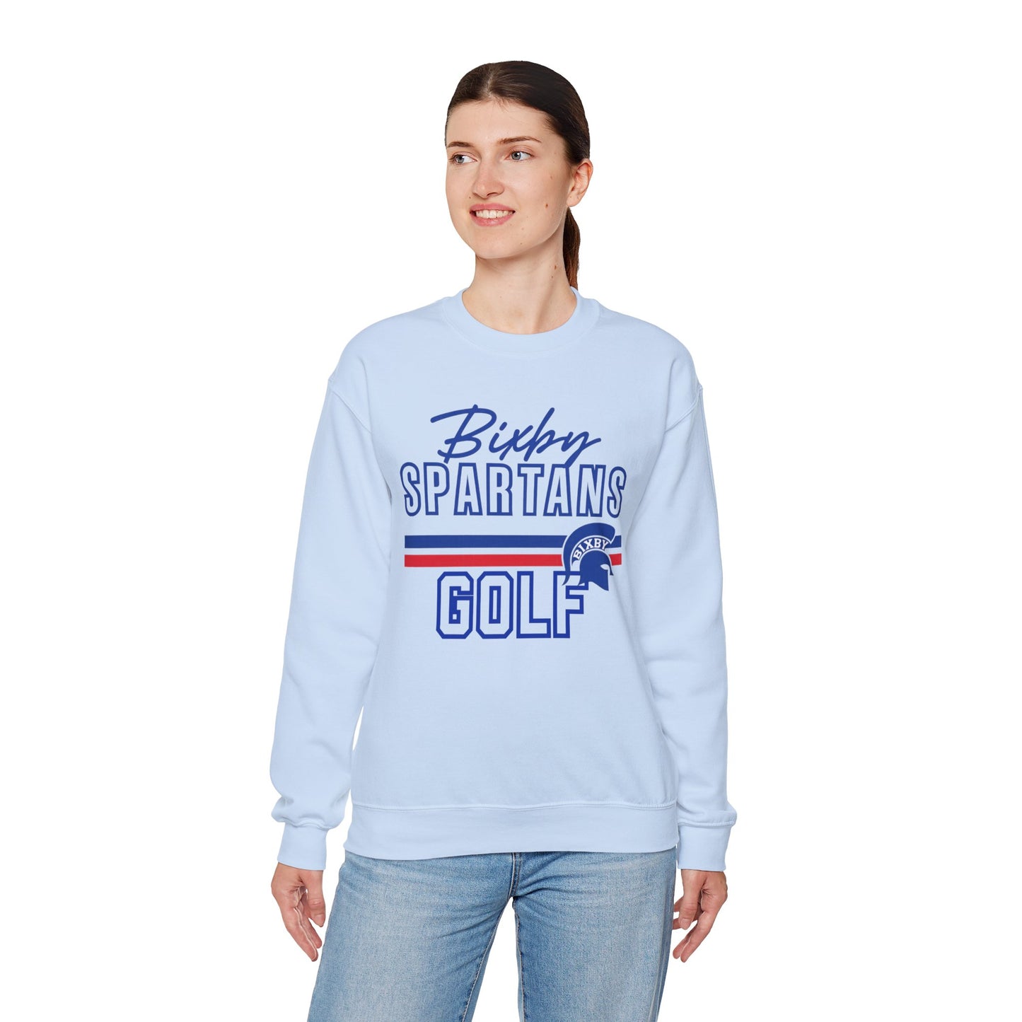 Bixby Spartans Golf Gildan Sweatshirt