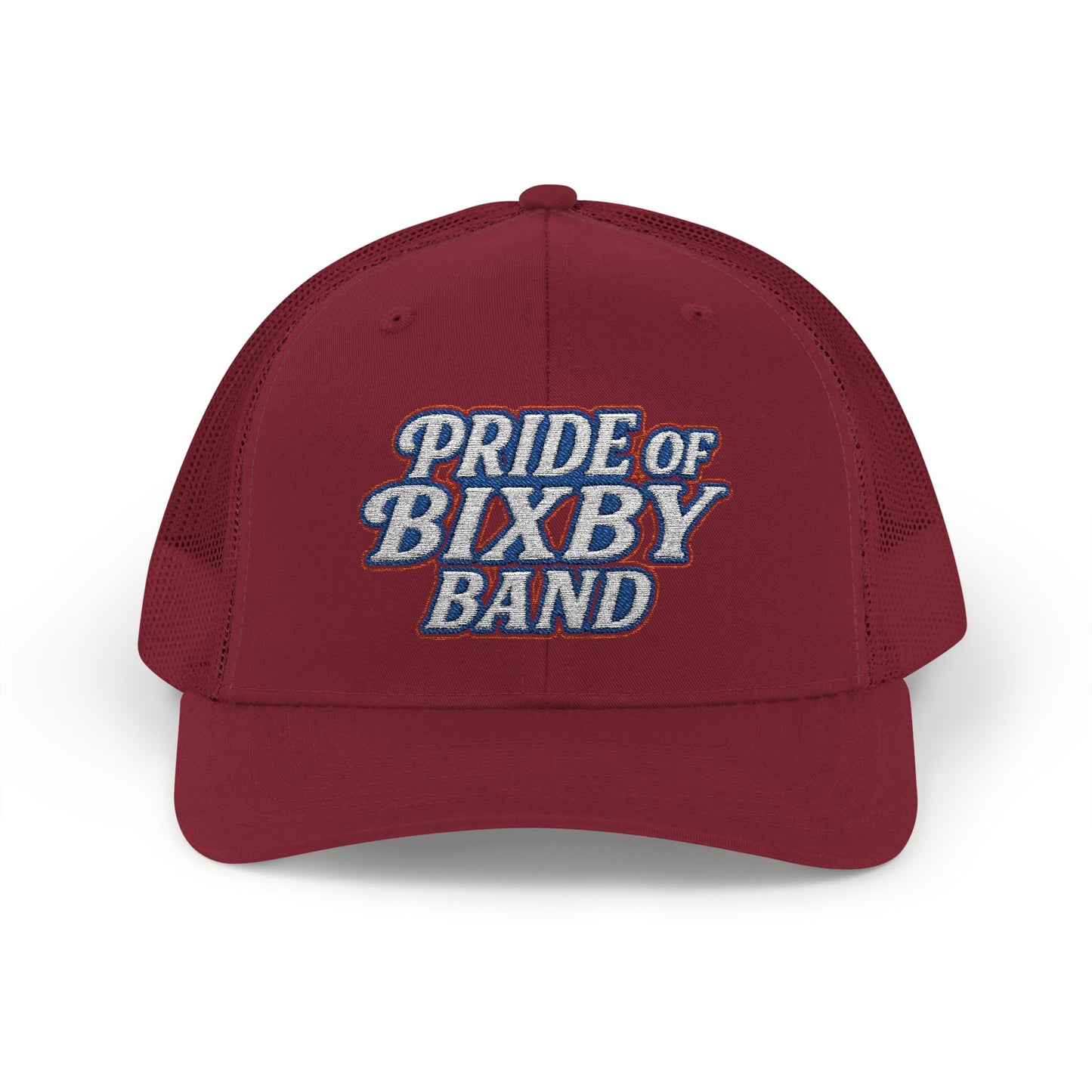 Pride of Bixby Band Embroidered Trucker Snapback