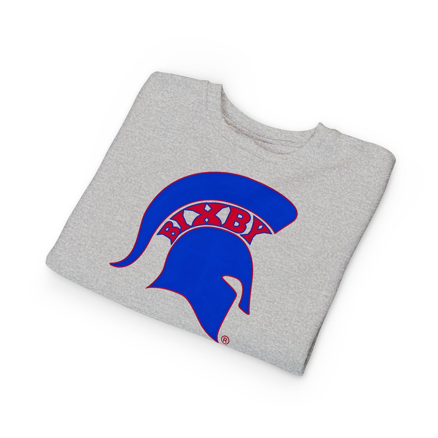 Bixby Spartan Blue Logo Toddler Rabbit Skins Sweatshirt