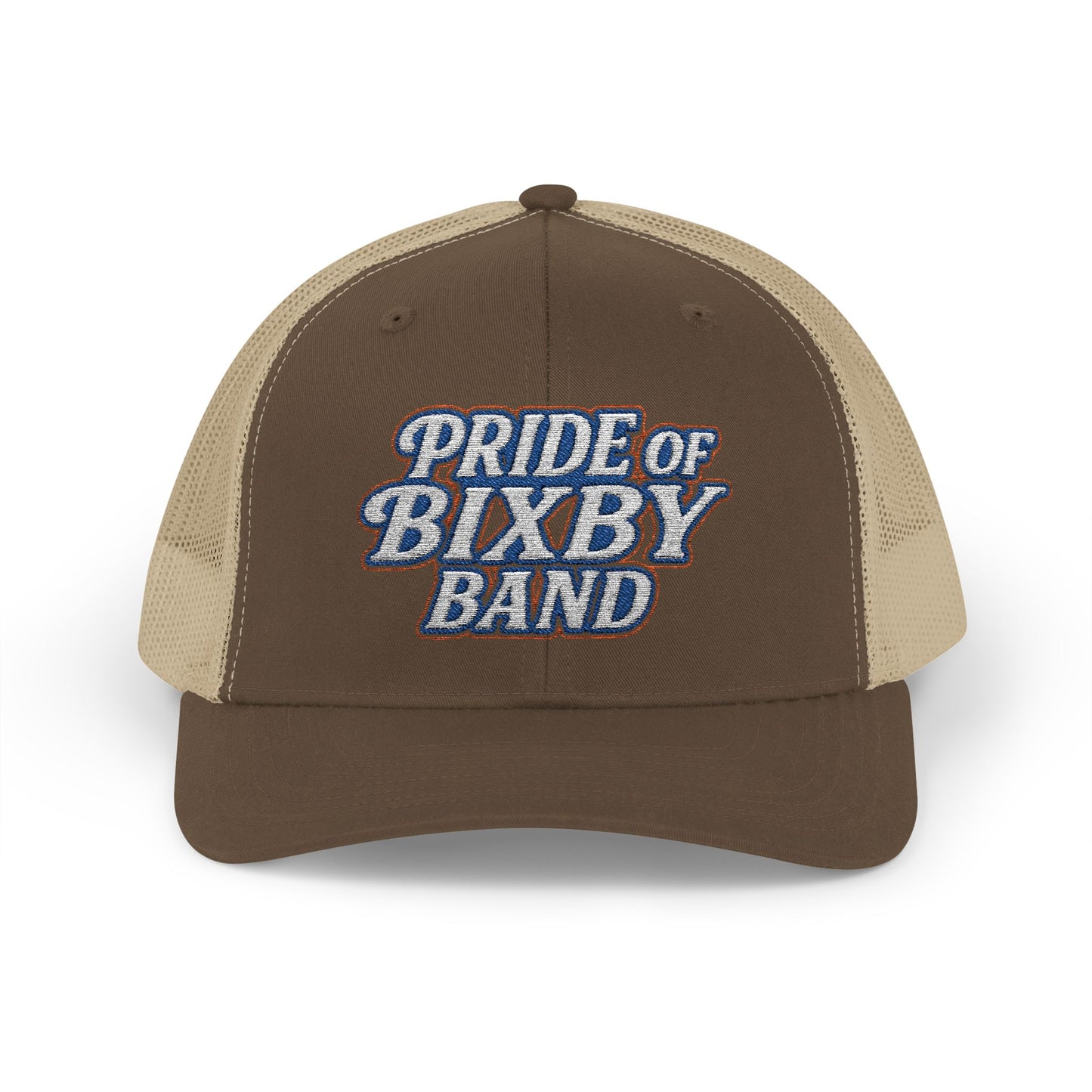 Pride of Bixby Band Embroidered Trucker Snapback