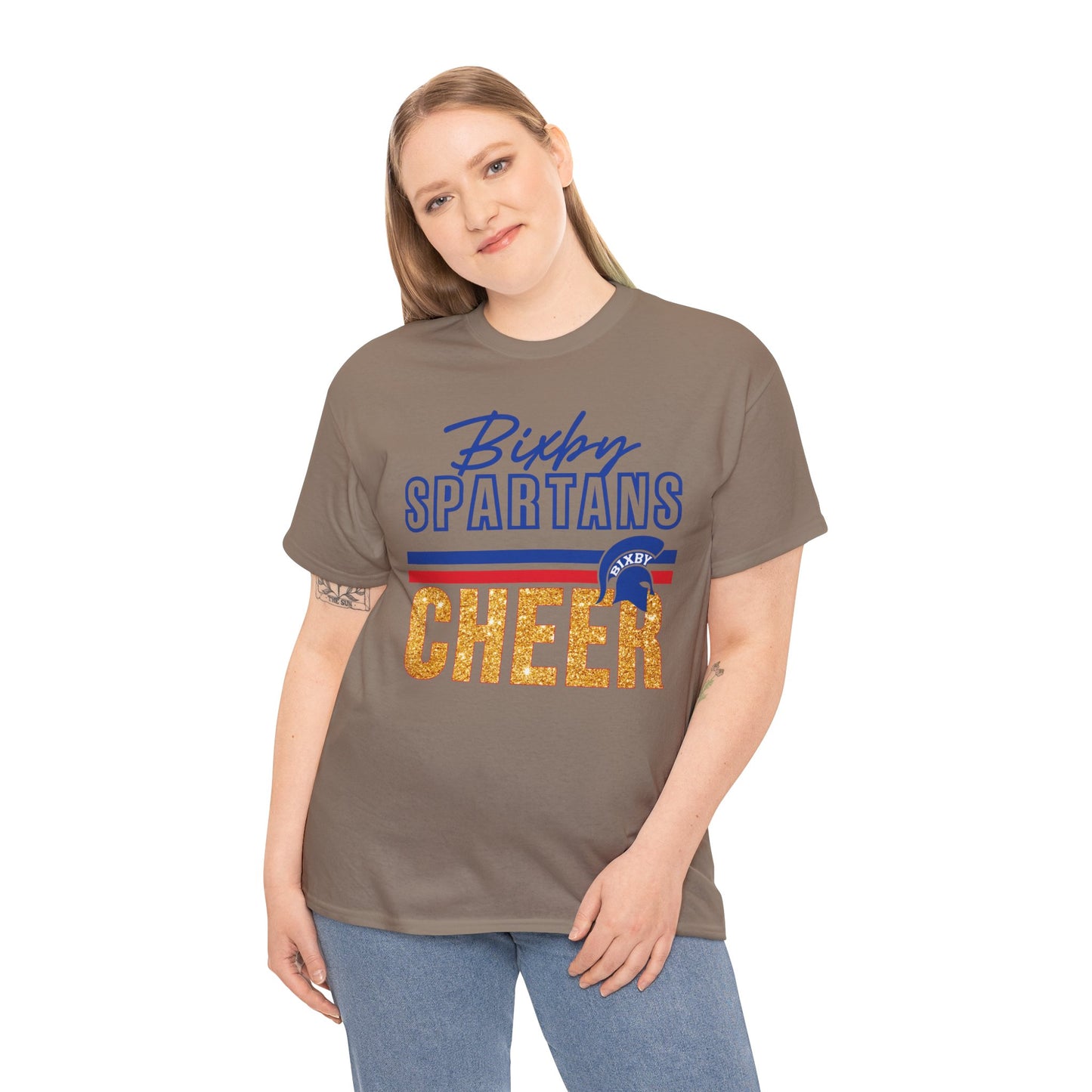 Bixby Spartans Cheer Gildan Tee