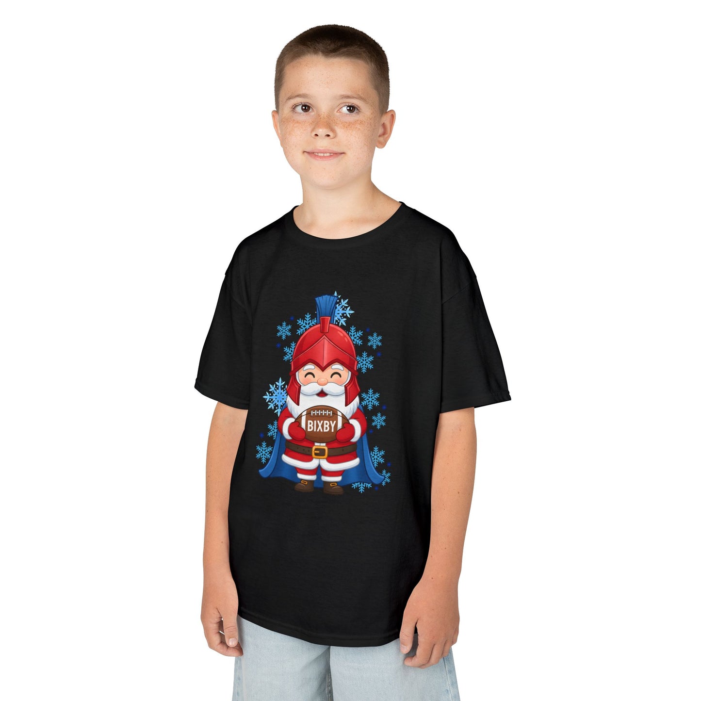 Spartan Football Santa Youth Gildan Tee