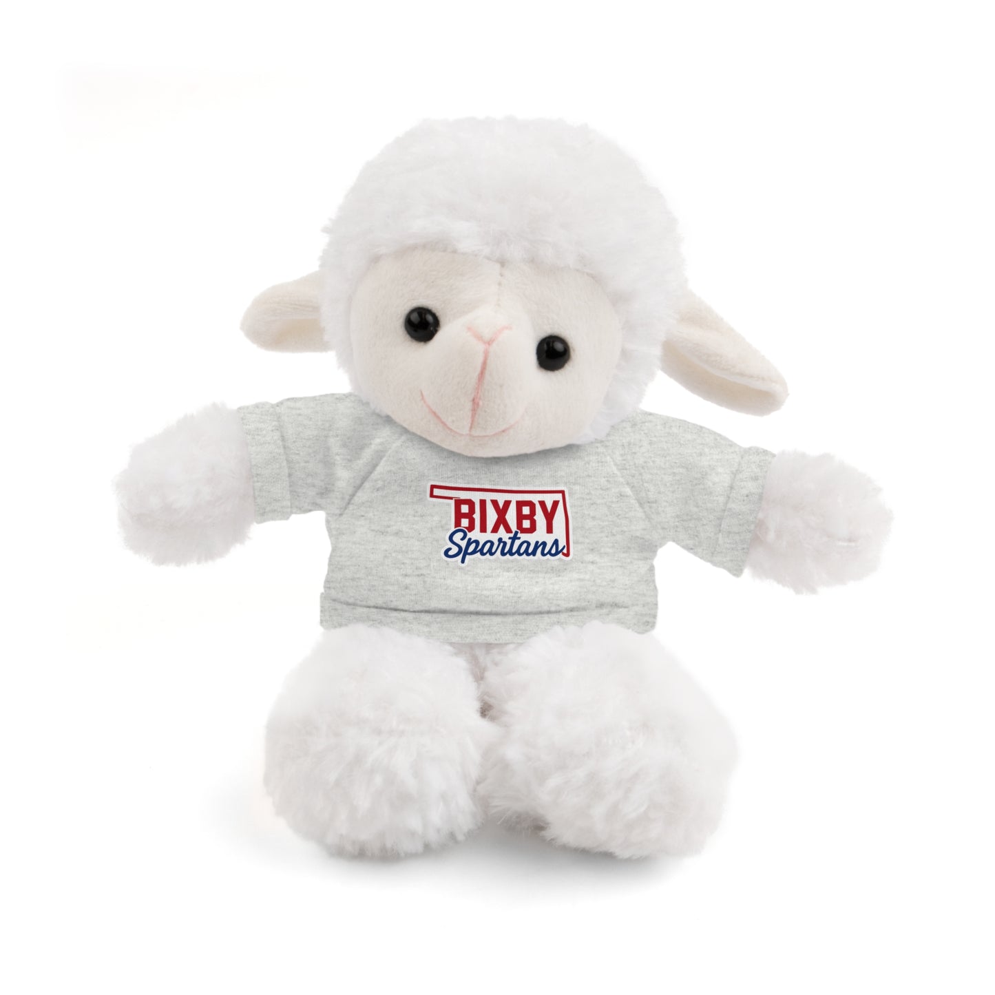 Bixby Oklahoma Spartan Stuffed Animal Logo