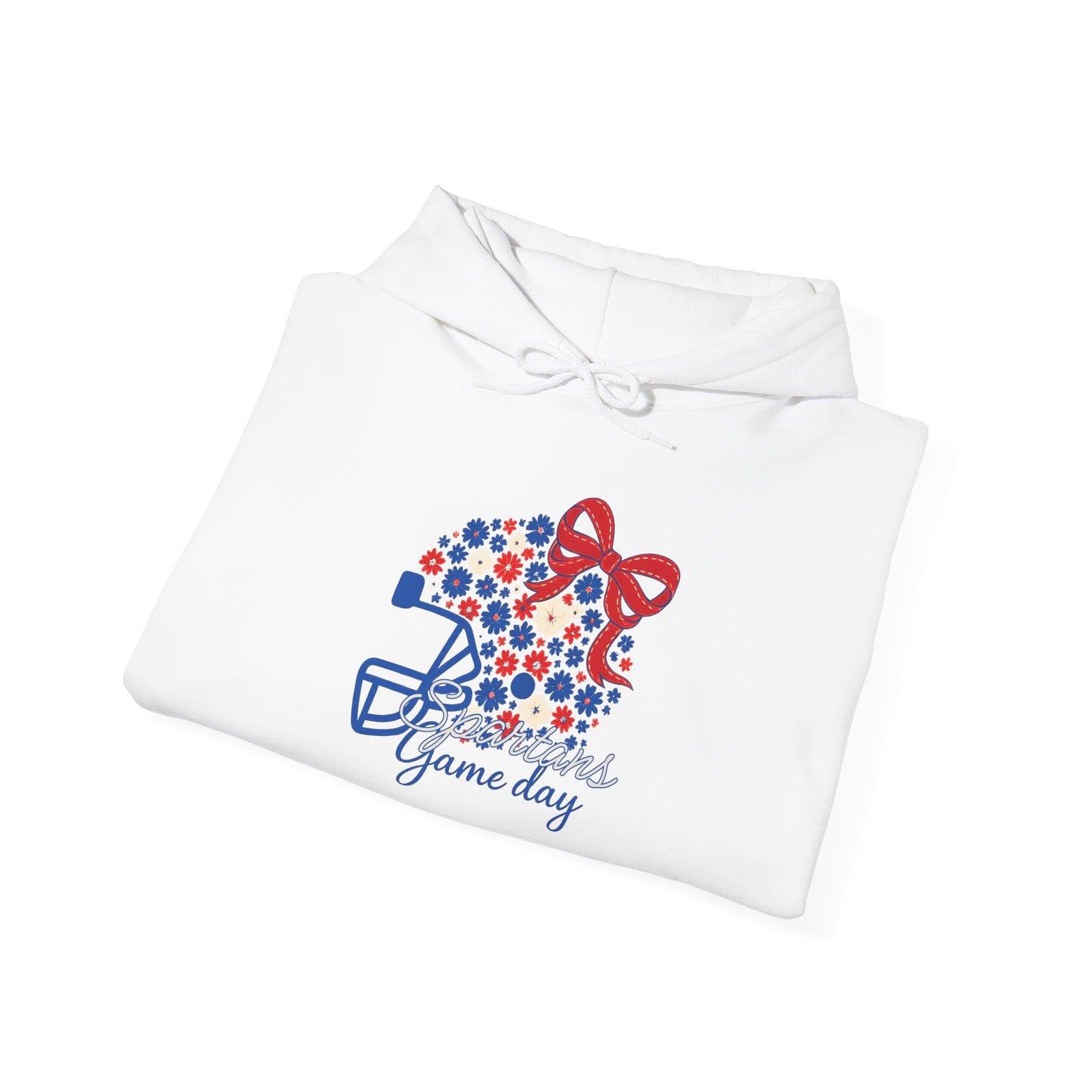 Bixby Spartans Floral Helmet Gameday Hoodie