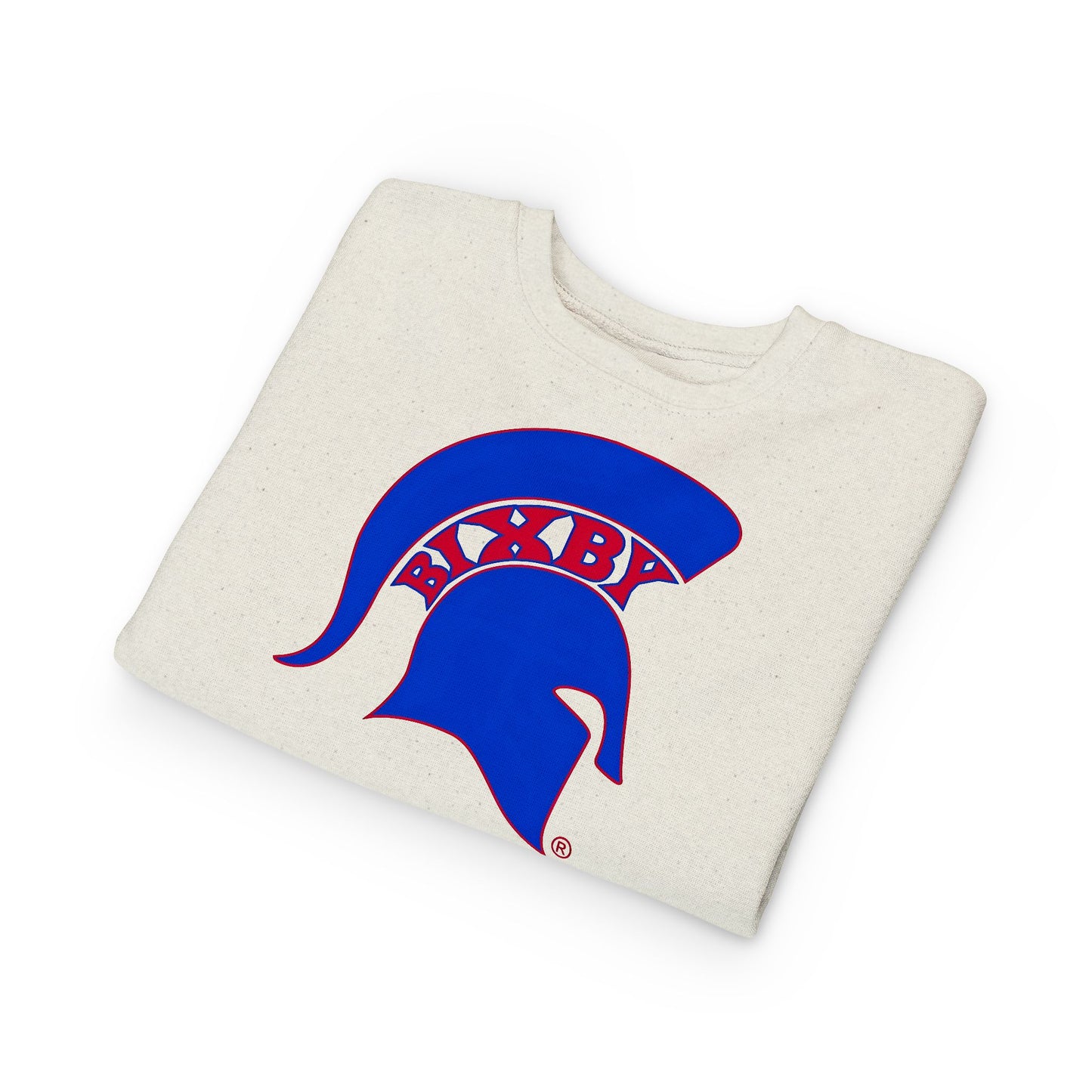 Bixby Spartan Blue Logo Toddler Rabbit Skins Sweatshirt
