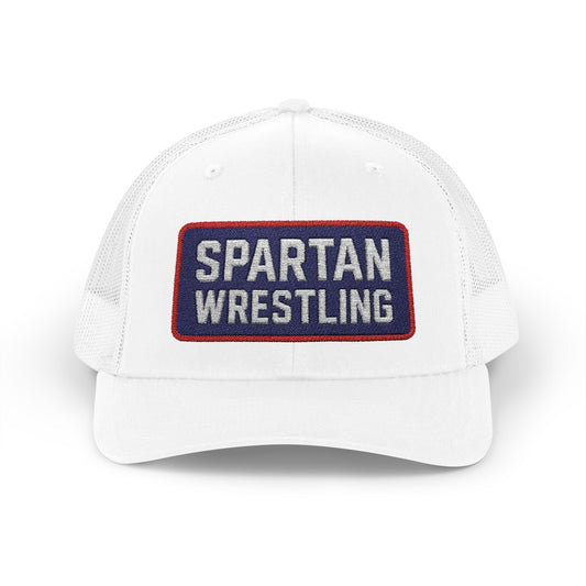 Spartan Wrestling Embroidered Trucker Hat