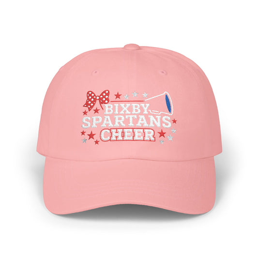 Bixby Spartans Cheer Embroidered Classic Ballcap