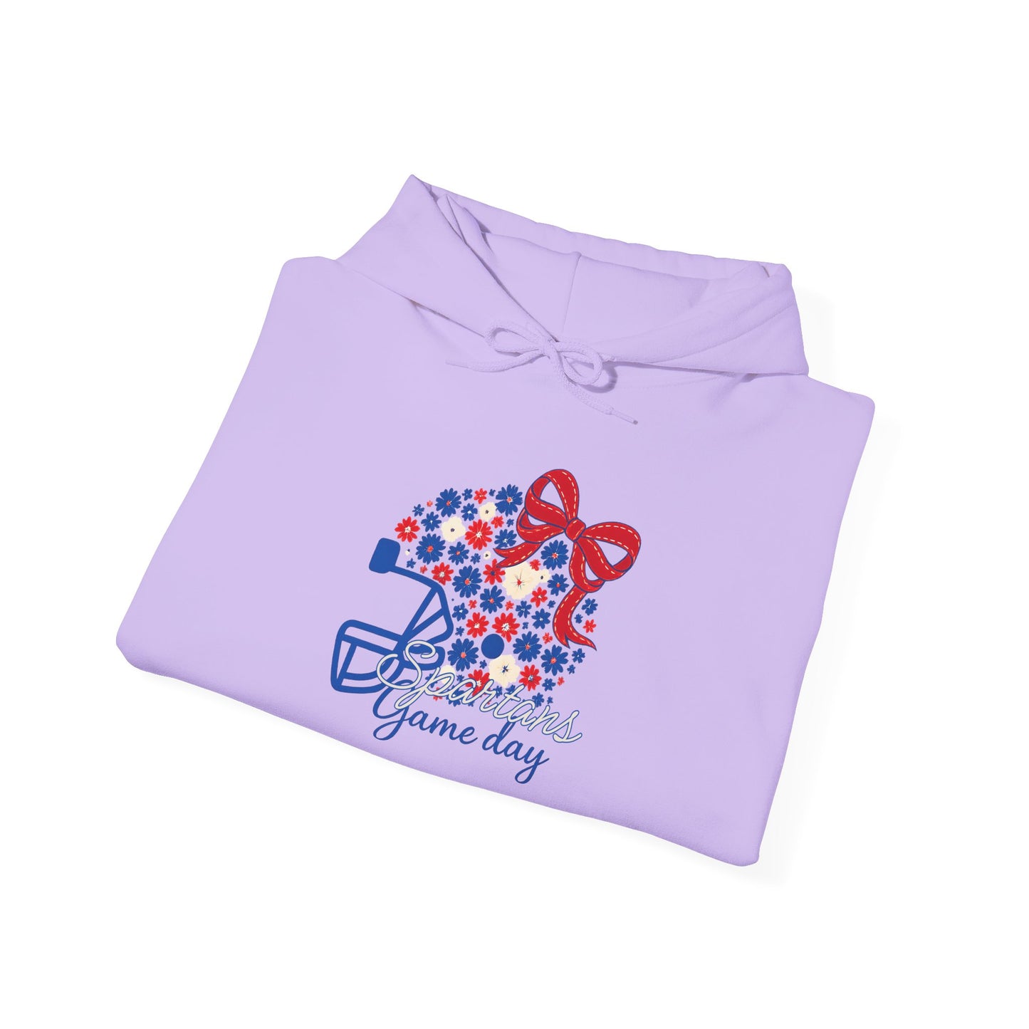 Bixby Spartans Floral Helmet Gameday Hoodie