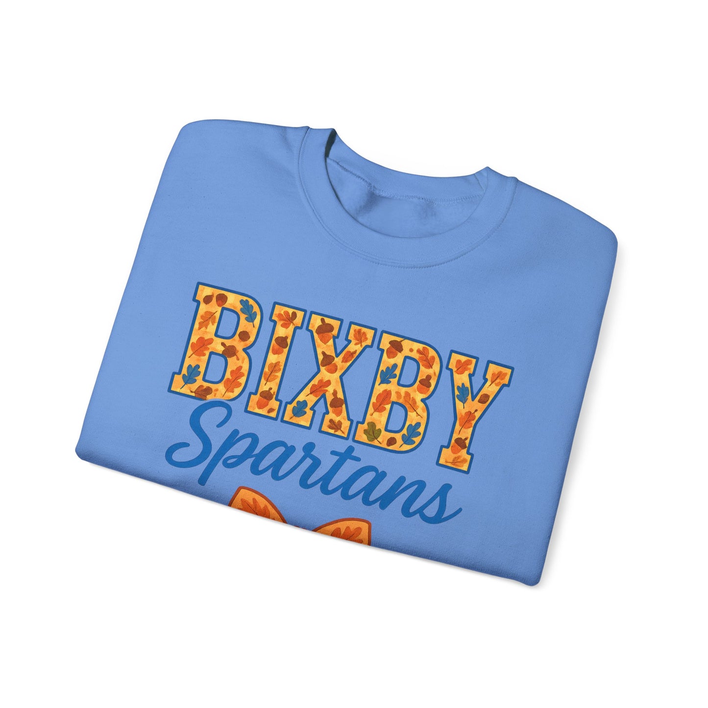 Bixby Spartans Fall Vibes Gildan Sweatshirt
