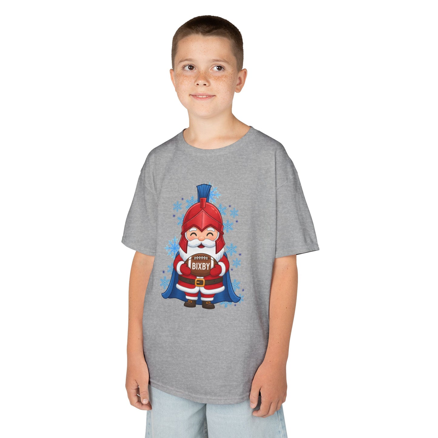 Spartan Football Santa Youth Gildan Tee