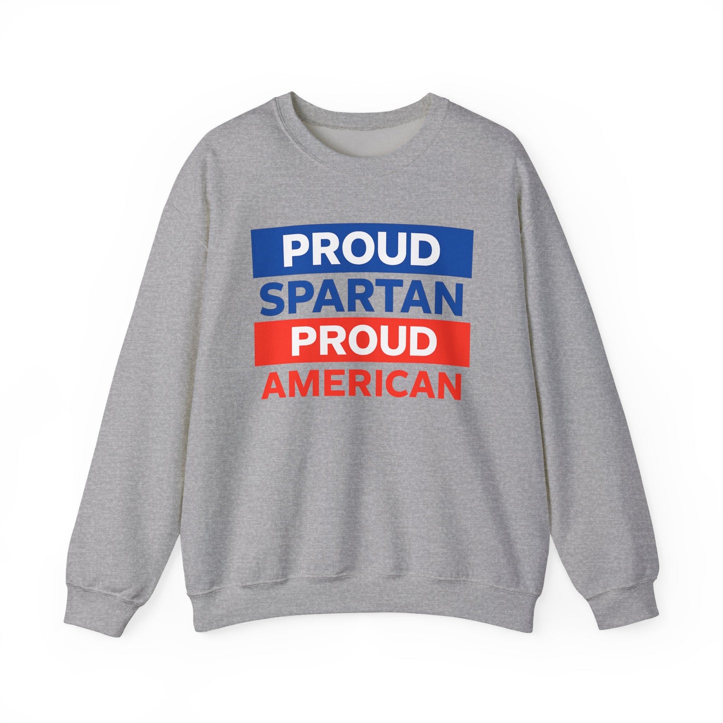 Proud Spartan Proud American Gildan Sweatshirt