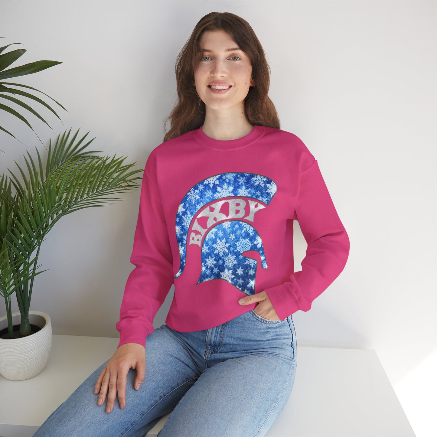 Bixby Spartan Winterfrost Gildan Sweatshirt