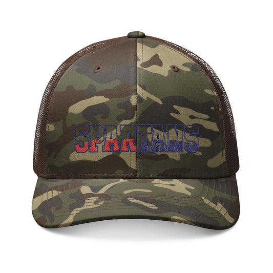 Spartans Camouflage Trucker Hat