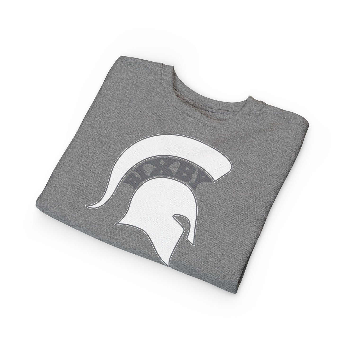 Bixby Spartan White Logo Toddler Rabbit Skins Sweatshirt