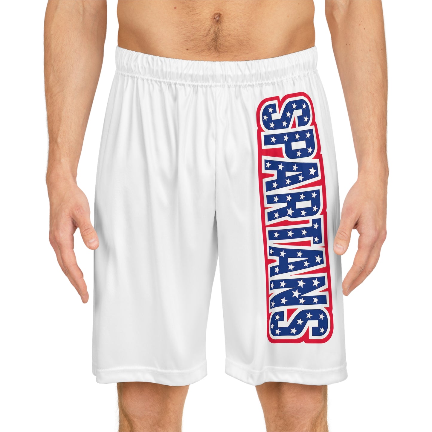 Spartan Patriotic Basketball Shorts