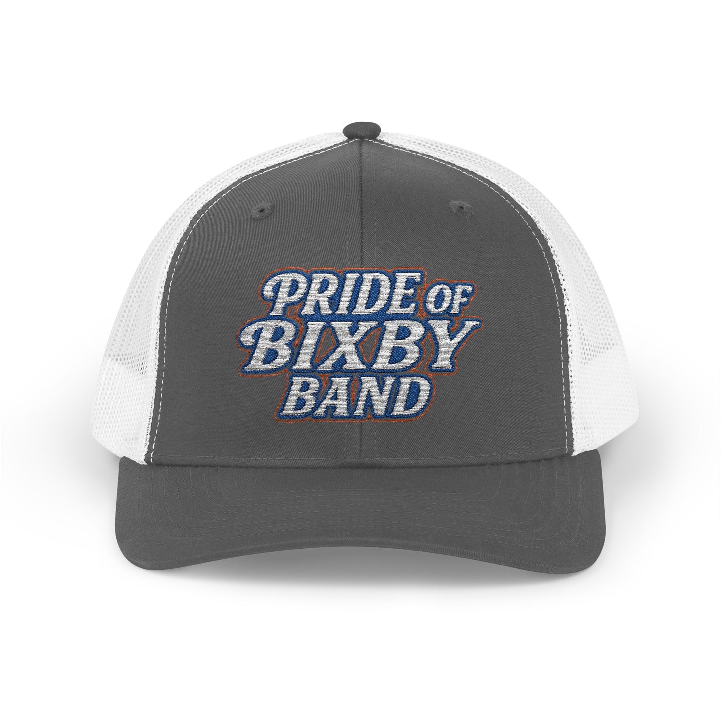 Pride of Bixby Band Embroidered Trucker Snapback