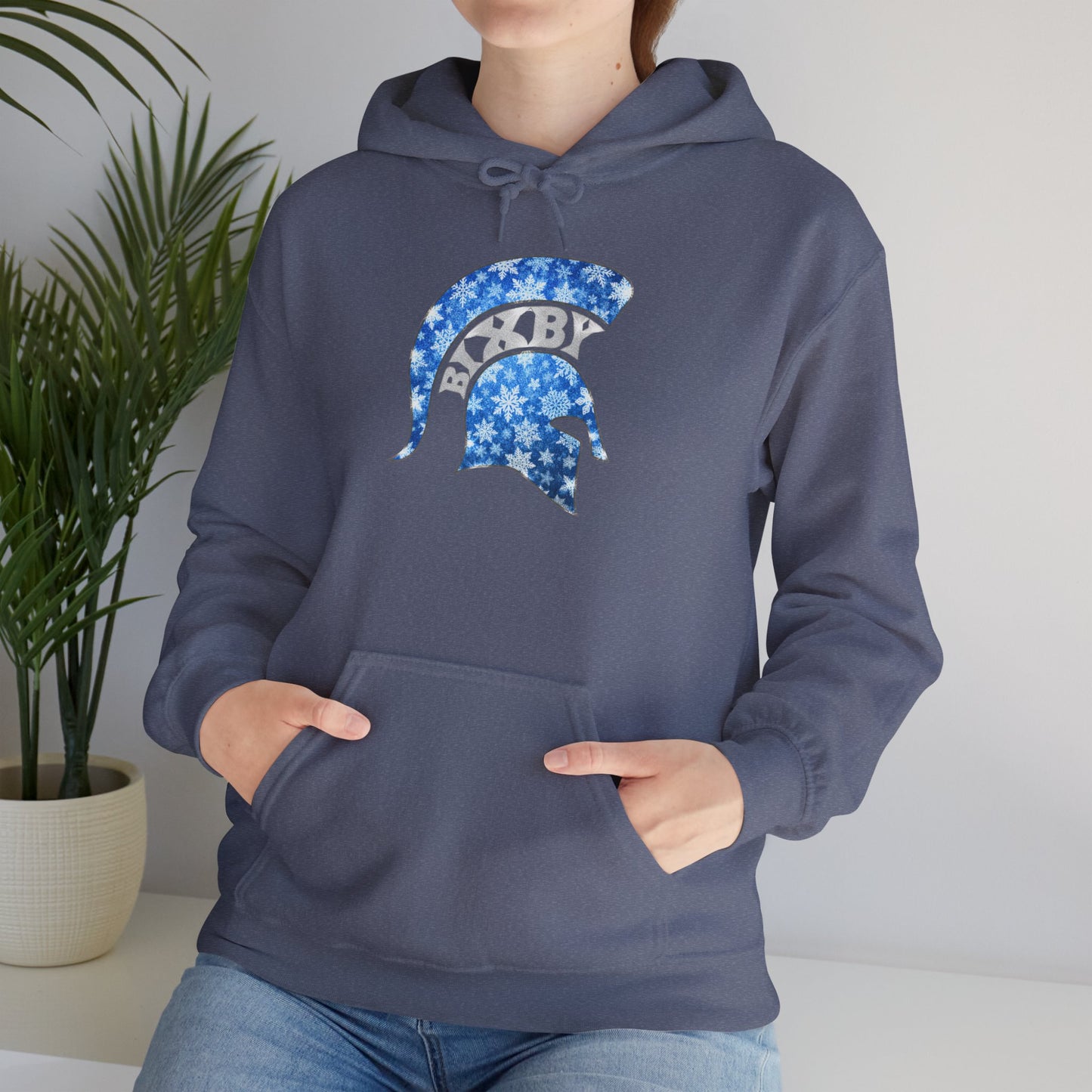 Bixby Spartan Winterfrost Gildan Hoodie