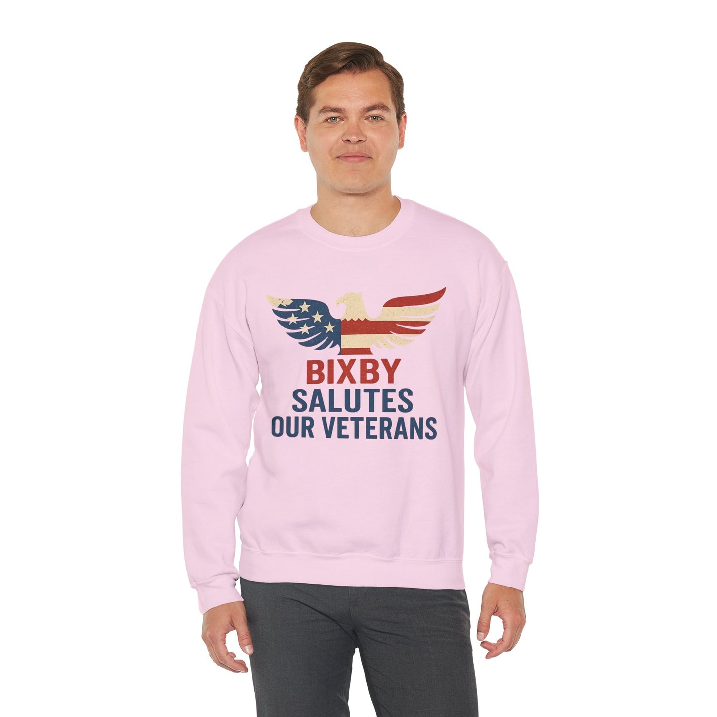 Bixby Salutes Our Veterans Gildan Sweatshirt