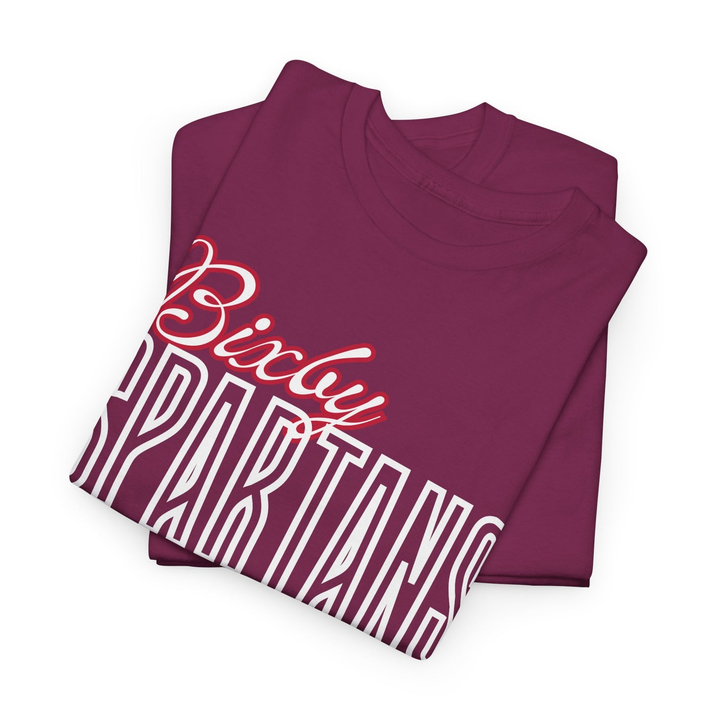 Bixby Spartans Cursive Gildan Tee
