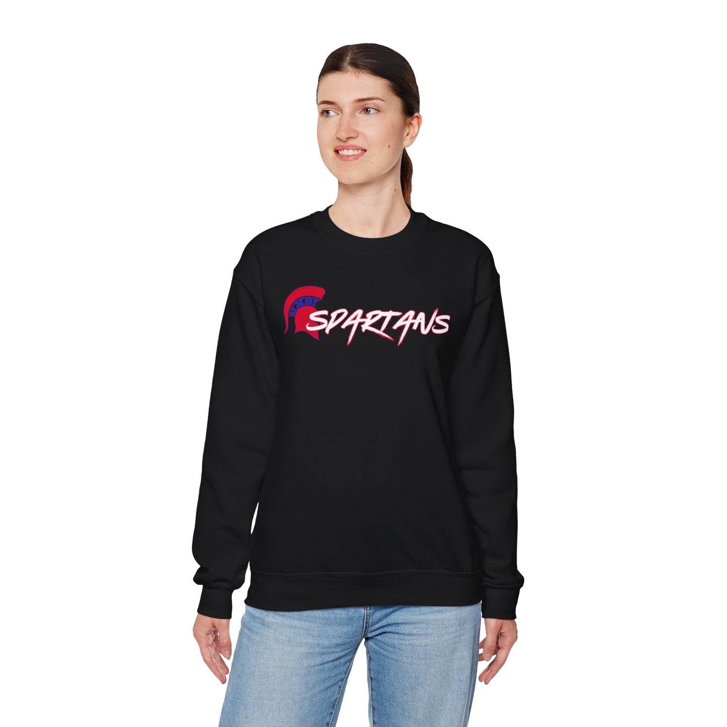 Spartans Red Logo Gildan Sweatshirt