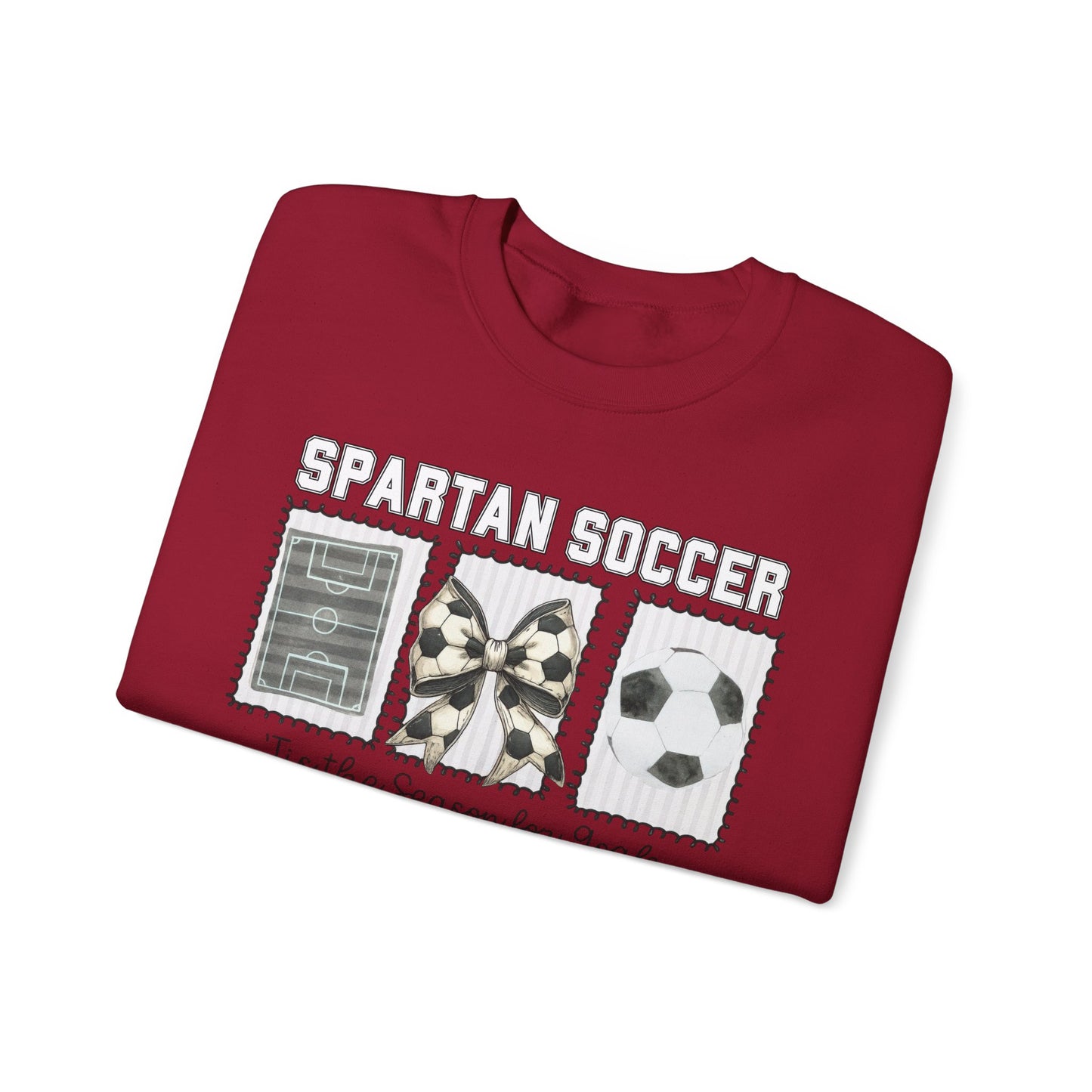 Spartan Tis The Season For Goals Gildan Sweatshirt