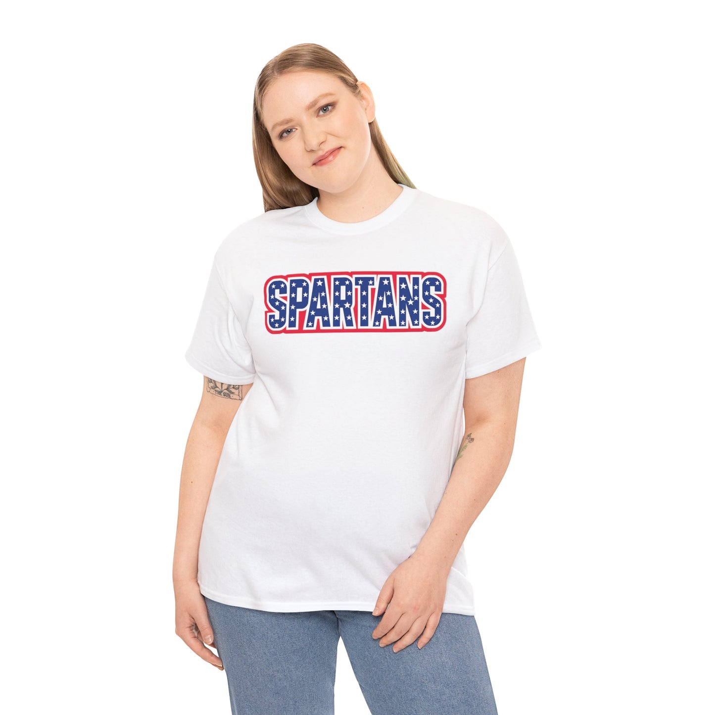 Spartans Patriotic Gildan Tee
