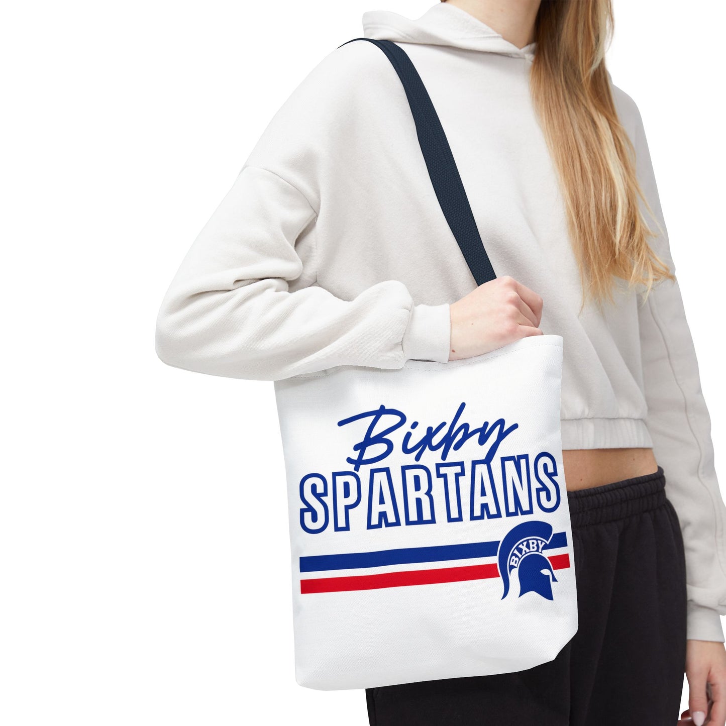 Bixby Spartans Polyester Tote Bag