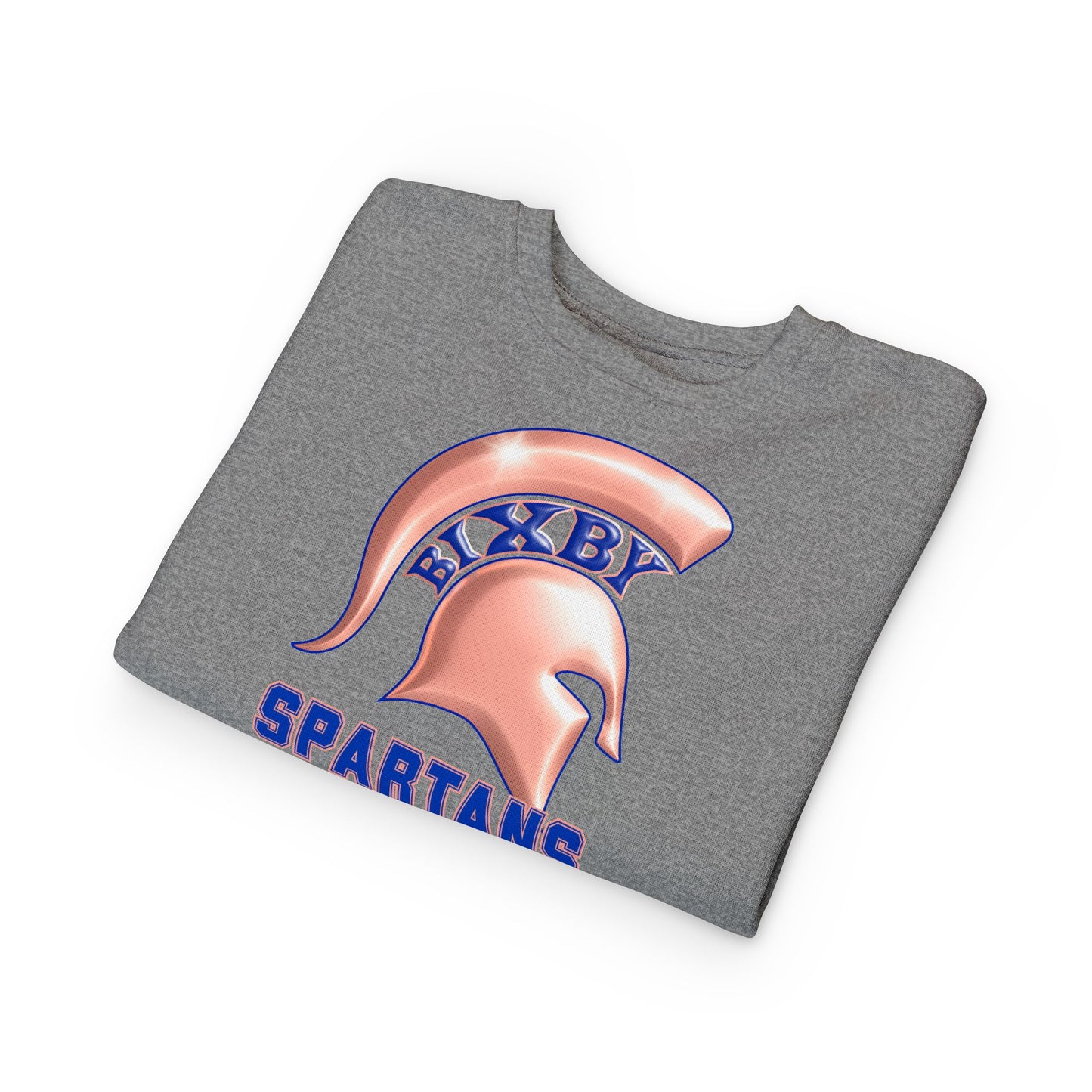 Bixby Spartans Metallic Rose Gold Toddler Rabbit Skins Sweatshirt