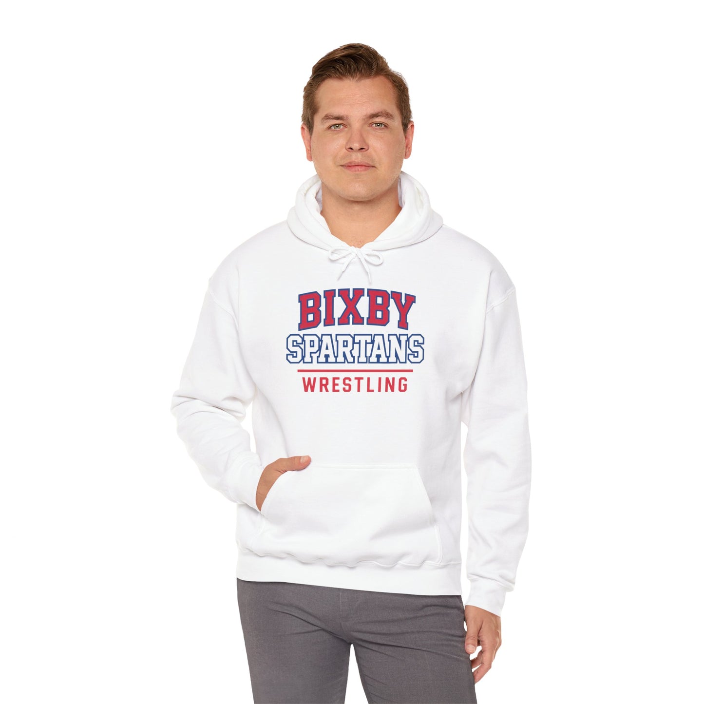 Bixby Spartan Wrestling Gildan Hoodie