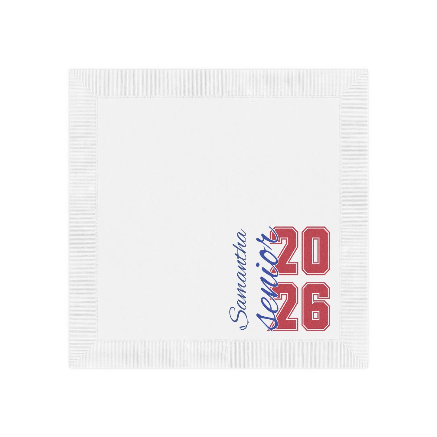 Bixby Spartan Senior Class 2026 Party Napkin