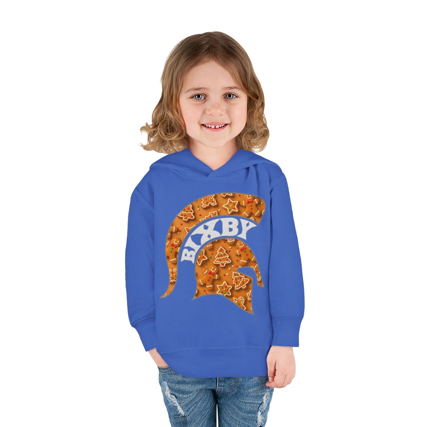 Bixby Spartans Gingerbread Toddler Rabbit Skins Sweatshirt