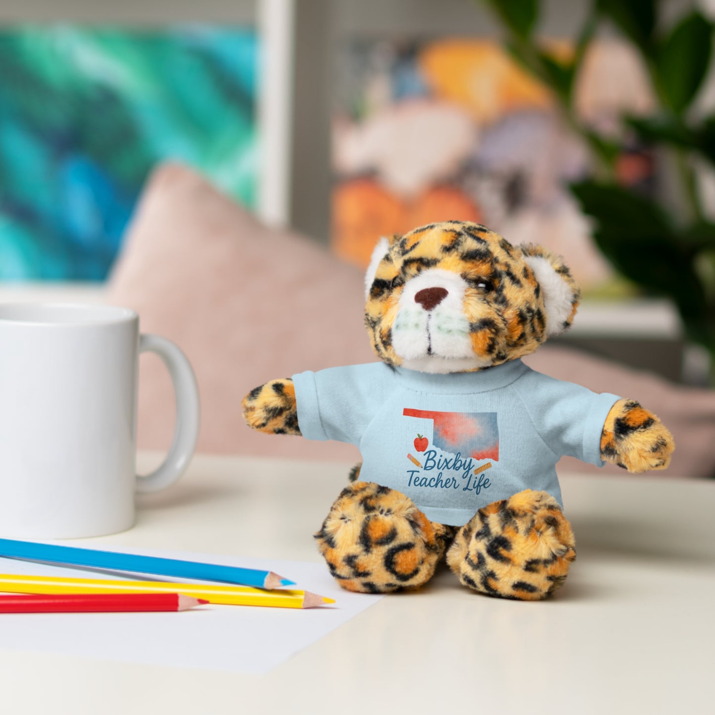 Bixby Oklahoma Teacher Life Stuffed Animal