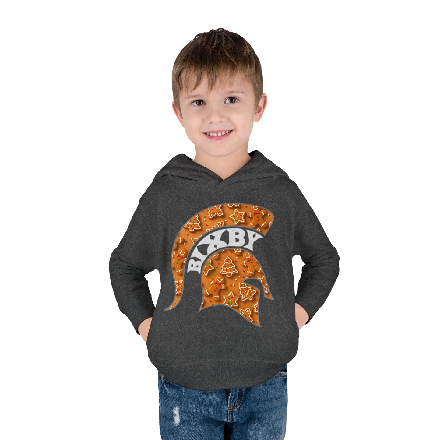 Bixby Spartans Gingerbread Toddler Rabbit Skins Sweatshirt