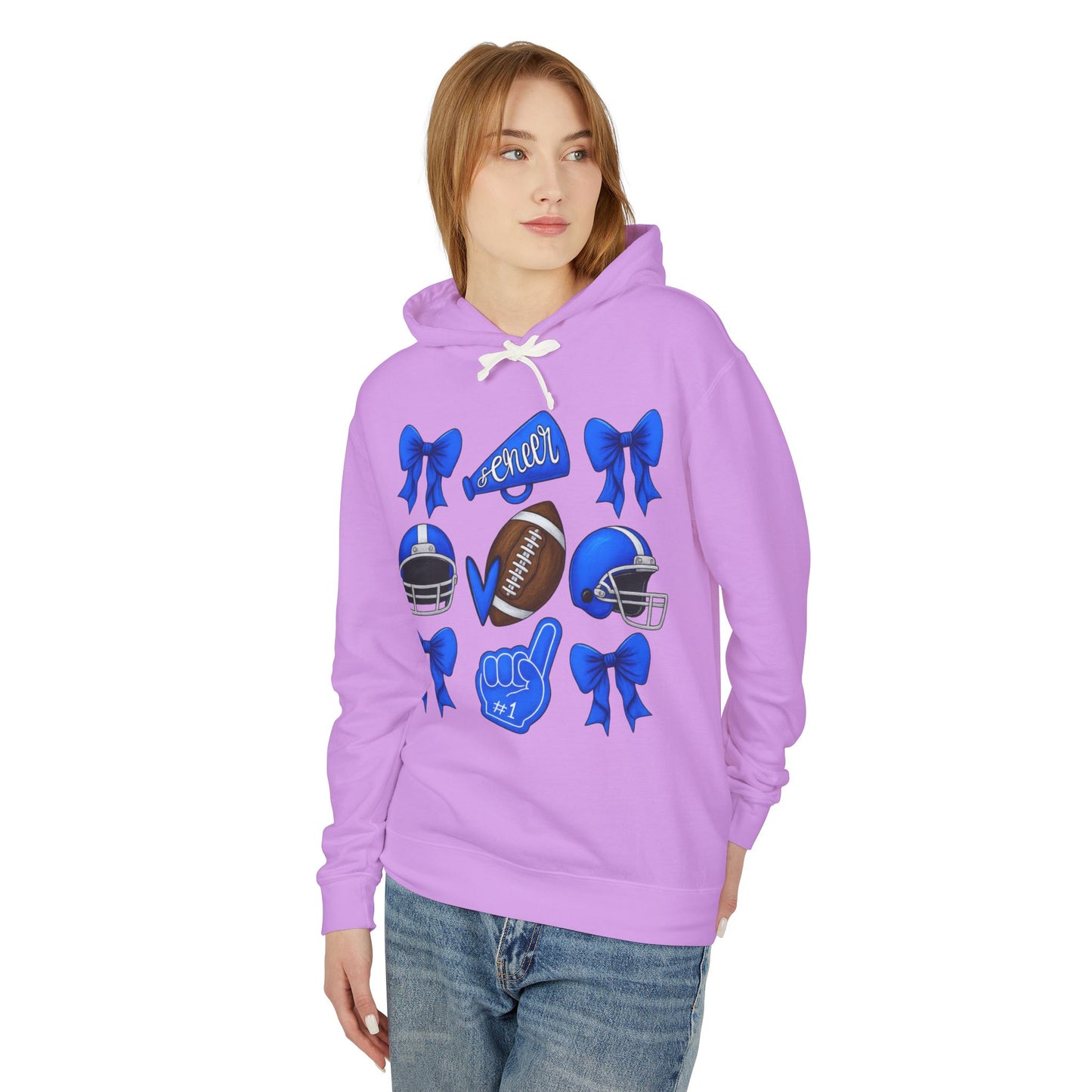 Bixby Spartan Cheer & Football Comfort Colors Hoodie