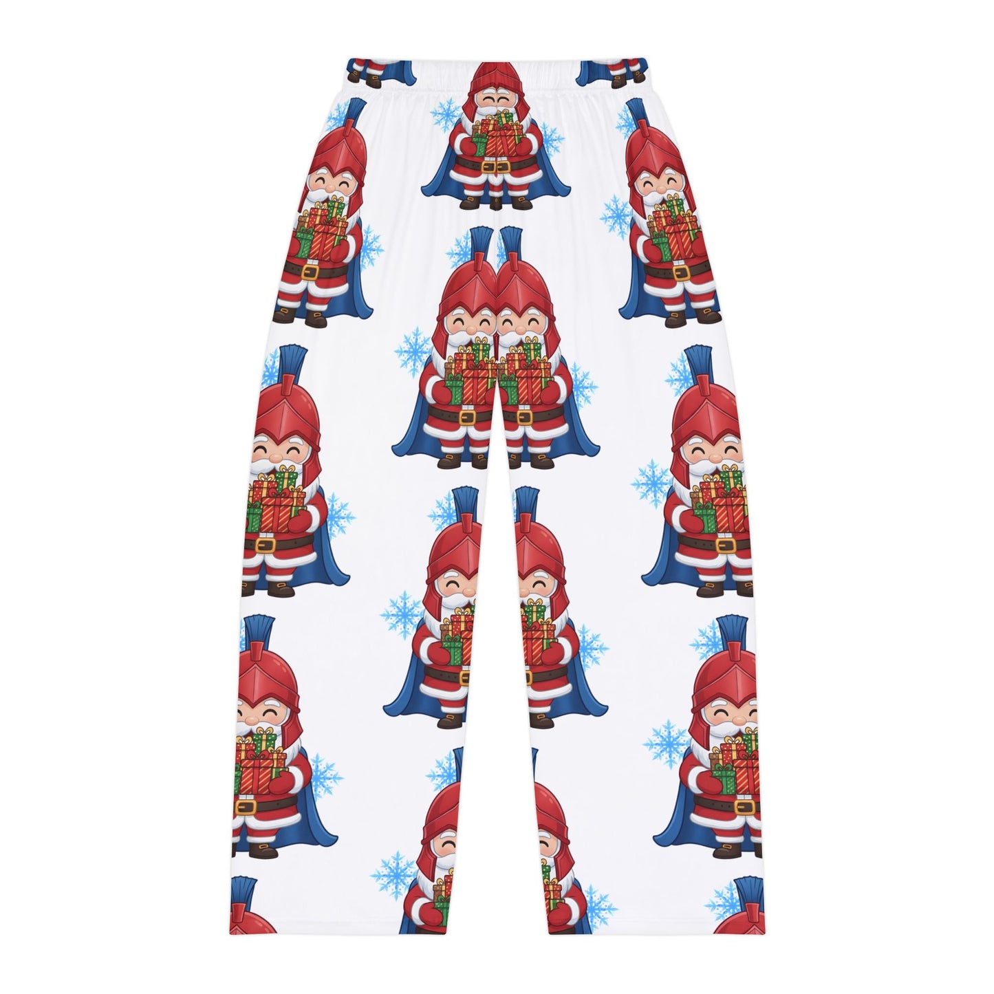 Spartan Santa White Men's Pajama Bottoms
